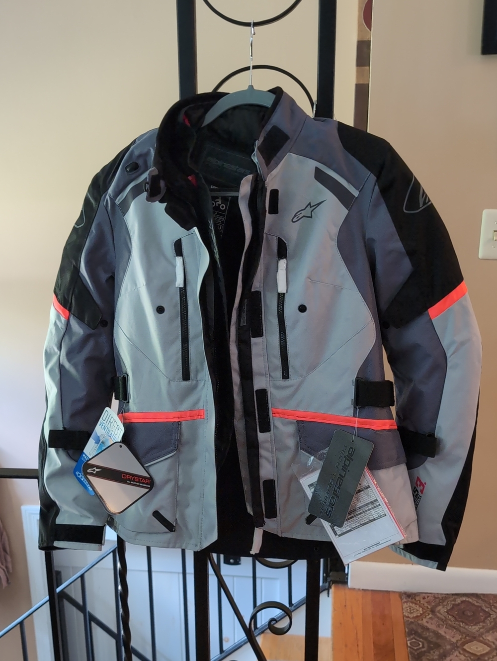 NWT Alpinestars Stella Andes v3 Drystar Waterproof Moto Jacket XL